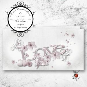 Faire part Love Romantique