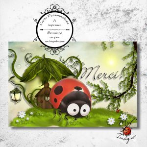 Carte Postale "Merci"