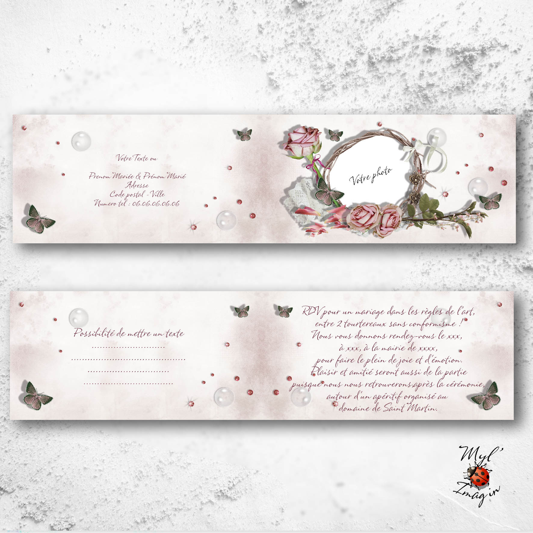 Faire part "Toujours avec toi" – Image 2