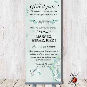 RollUp "Un Grand OUI" 85cm x 200cm