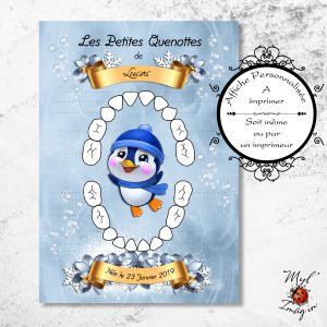 Les petites Quenottes "pingouin"
