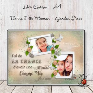 Idée cadeau " Bonne Fête Maman - Garden love"