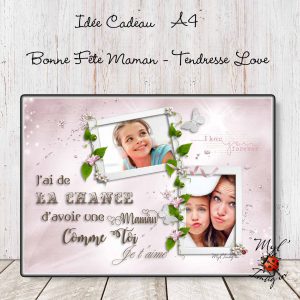 Idée cadeau " Bonne Fête Maman - Tendresse Love"