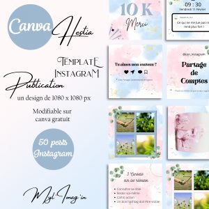 Hestia, Template Publication Instagram